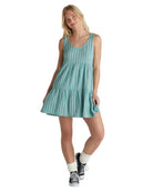 Hurley Hidden Treasures Mini Dress ReefWaters XS