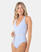 ROXY PACIFIC COAST HIGHWAY OBL-ORANGE/BLUE M