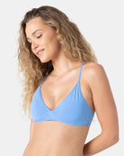 Roxy Beach Classics Athletic Triangle Bikini Top SAL-SAIL BLUE S