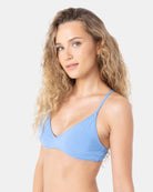Roxy Beach Classics Athletic Triangle Bikini Top SAL-SAIL BLUE L