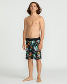 VOLCOM INFUSE SCALLOP MOD 19 BGR-BLACK GREEN 34