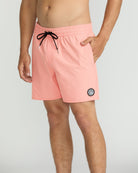 VOLCOM LIDO SOLID TRUNK 16 PFZ-PEACH FUZZ L