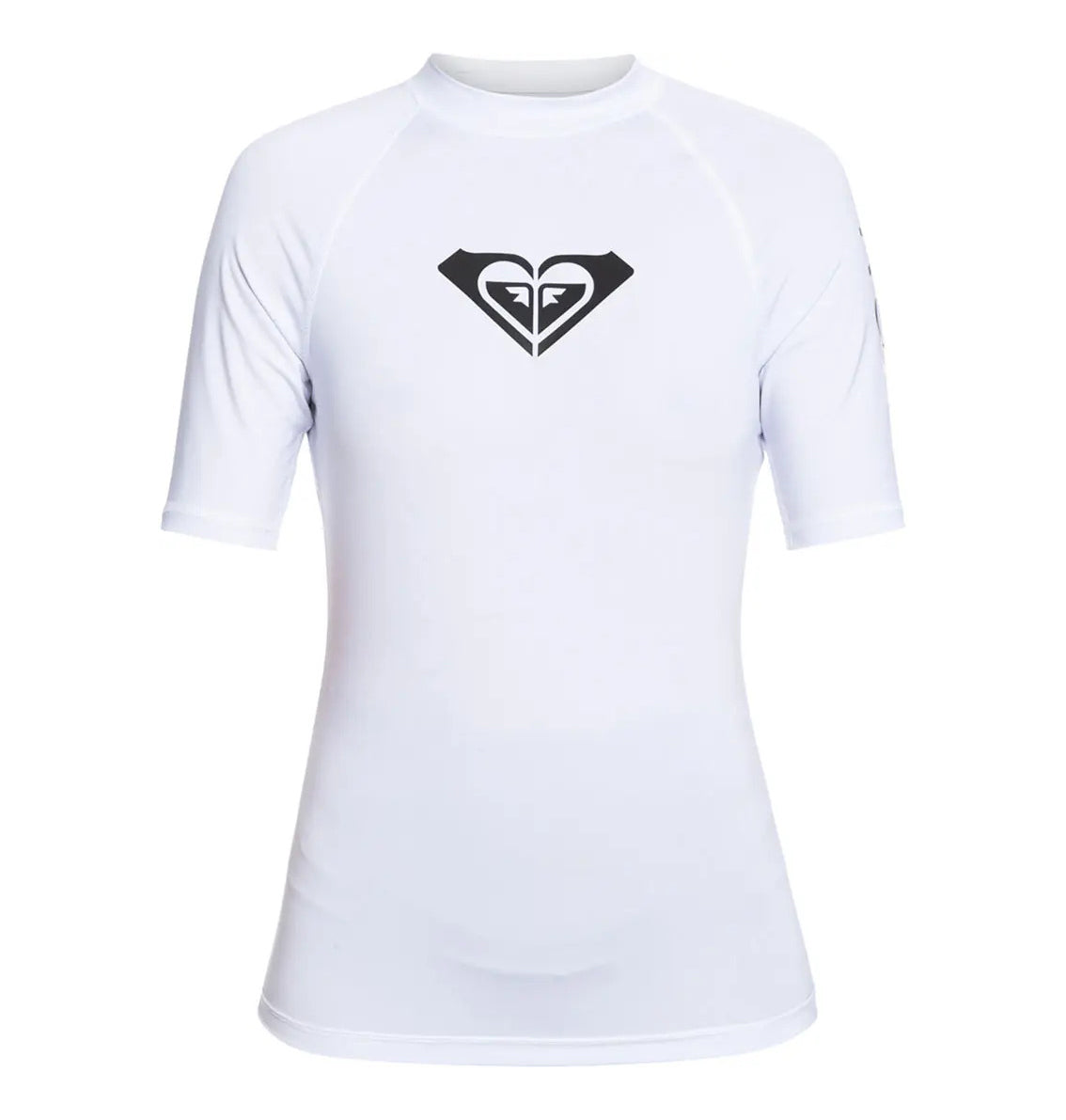 Roxy Girls Whole Hearted SS Lycra 104-BrightWhite M/8-10