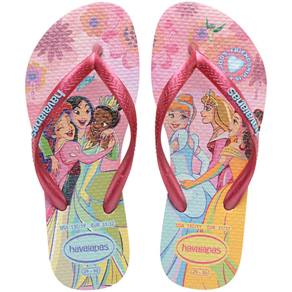 Havaianas Kids Slim Princess Girls Sandal 9321-Pink Glow 11 C