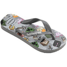 Havaianas Kids Top Minecraft Boys Sandal 5178-Steel Grey 13 C