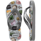 Havaianas Kids Top Minecraft Boys Sandal 5178-Steel Grey 10 C