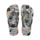 Havaianas Kids Top Minecraft Boys Sandal 5178-Steel Grey 11 C