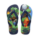 Havaianas Kids Top Minecraft Boys Sandal 0555-Navy Blue 10 C