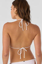 O'Neill Saltwater Solids Rib Venice Triangle Top WHT XS