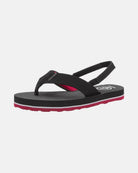 Volcom Victor Little Youth Boys Sandal BRD-Black-Red 8 C