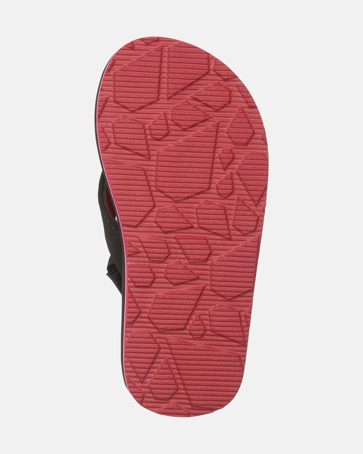 Volcom Victor Little Youth Boys Sandal BRD-Black-Red 10 C