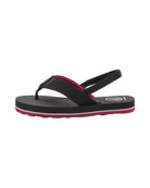 Volcom Victor Little Youth Boys Sandal BRD-Black-Red 10 C