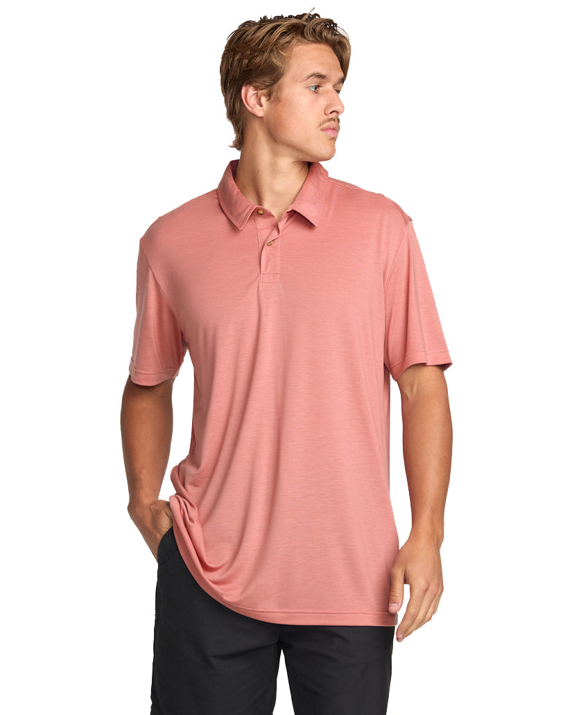 BILLABONG ECLIPSE SS POLO DSR-DESTROYED L