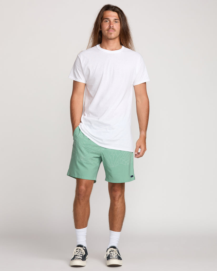 BILLABONG SURFTREK TRANSIT ELASTIC MGN-MILITIA GREEN L