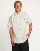 Billabong All Day Stripe SS Woven  OFW-OFF WHITE S