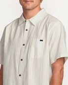 Billabong All Day Stripe SS Woven  OFW-OFF WHITE M