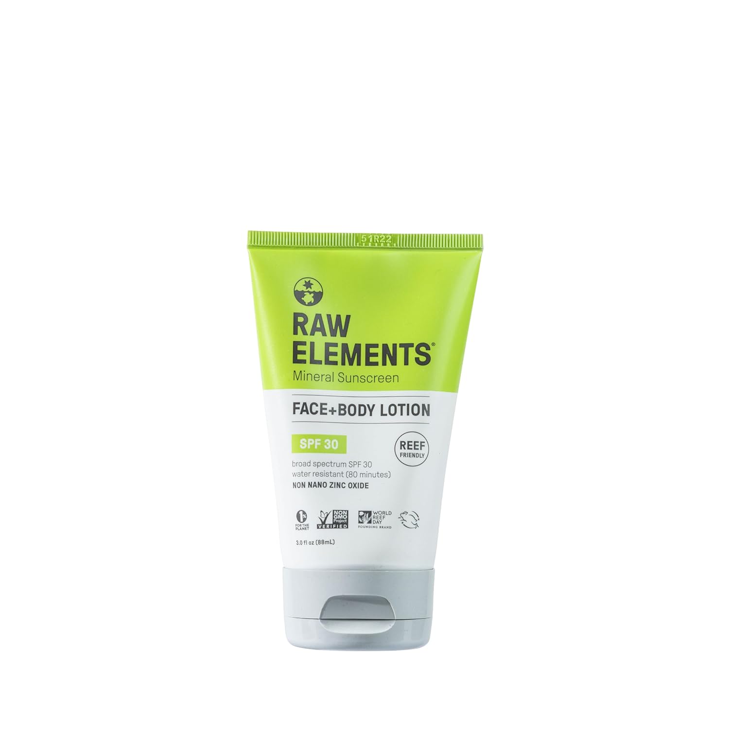 Raw Elements SPF 30 Natural Sunscreen Travel Size 1oz