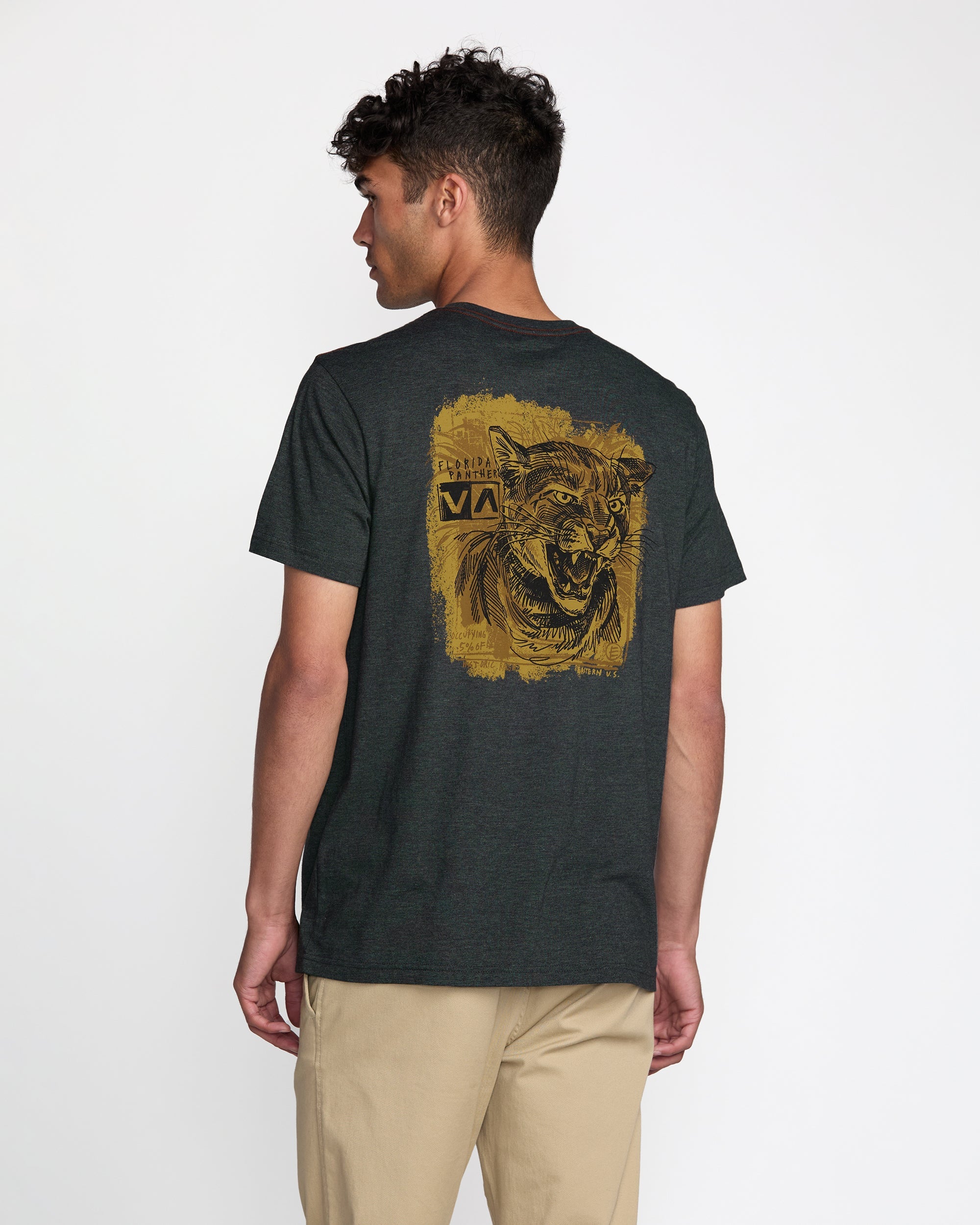 RVCA HORTON PANTHER SS BLK XL