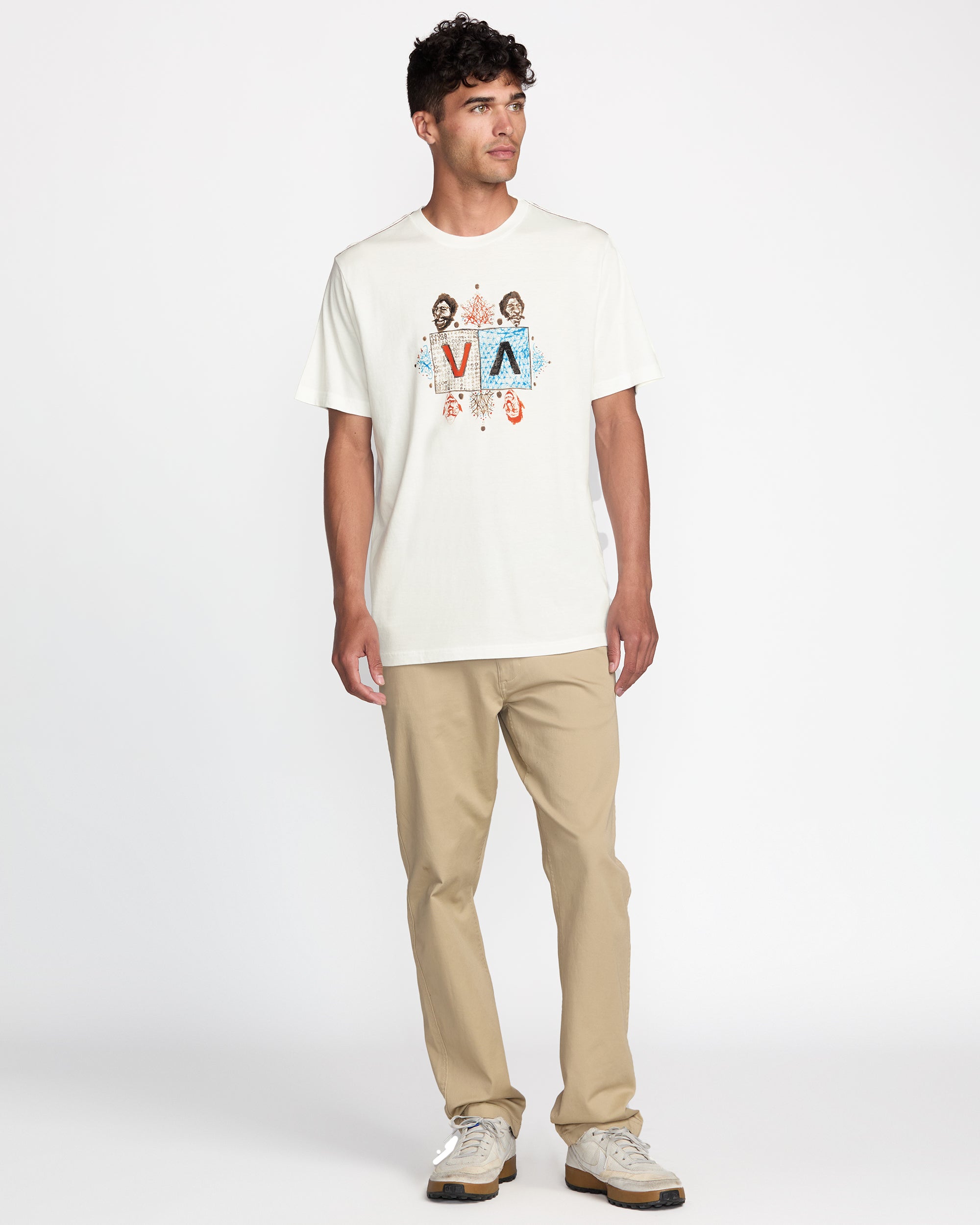RVCA JACOB BALANCE SS ANW-ANTIQUE WHITE S