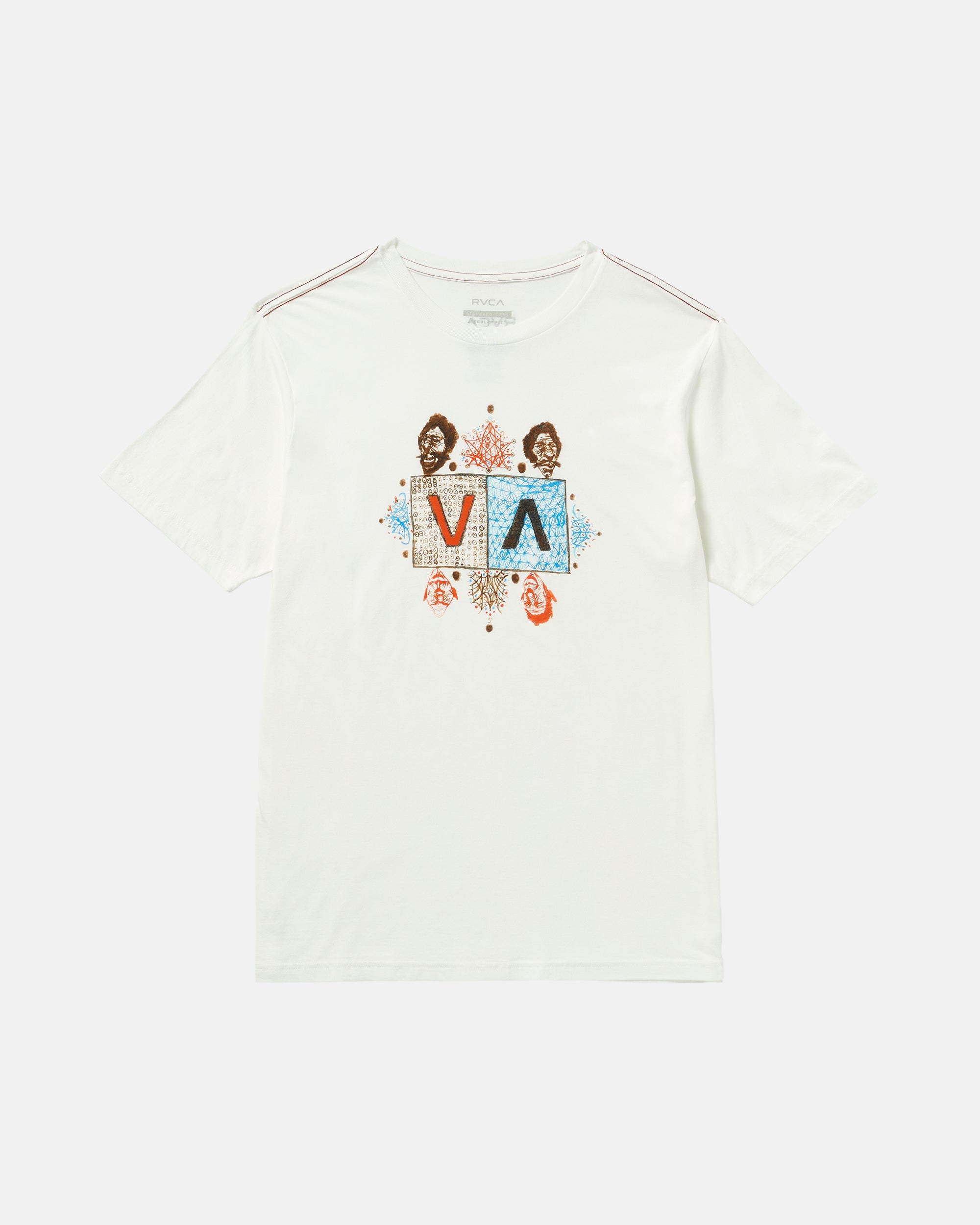 RVCA JACOB BALANCE SS ANW-ANTIQUE WHITE L