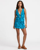 RVCA REFORM SKIRT BBY-BLUEBERRY L