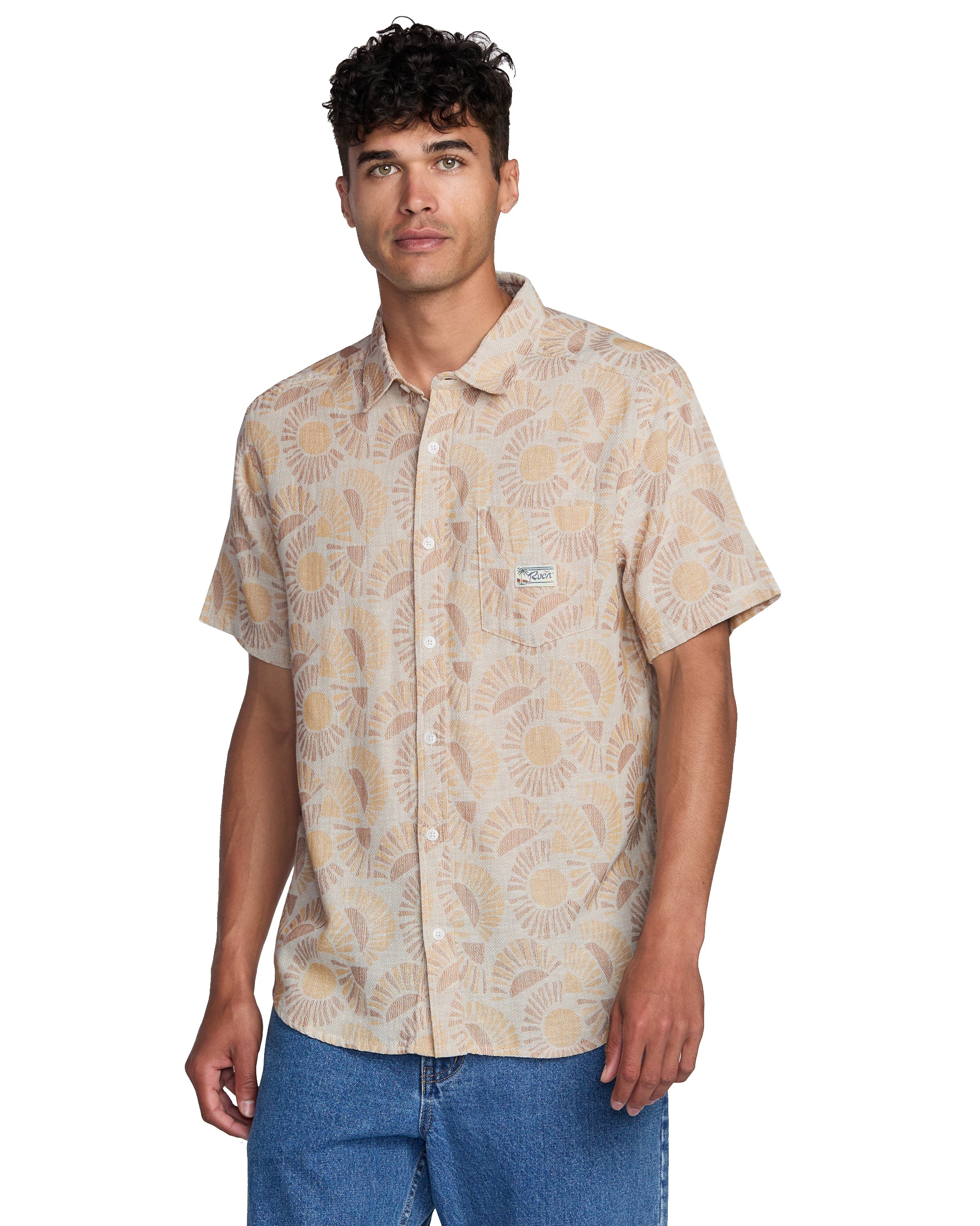 RVCA EXOTICA II SS NAT-NATURAL S