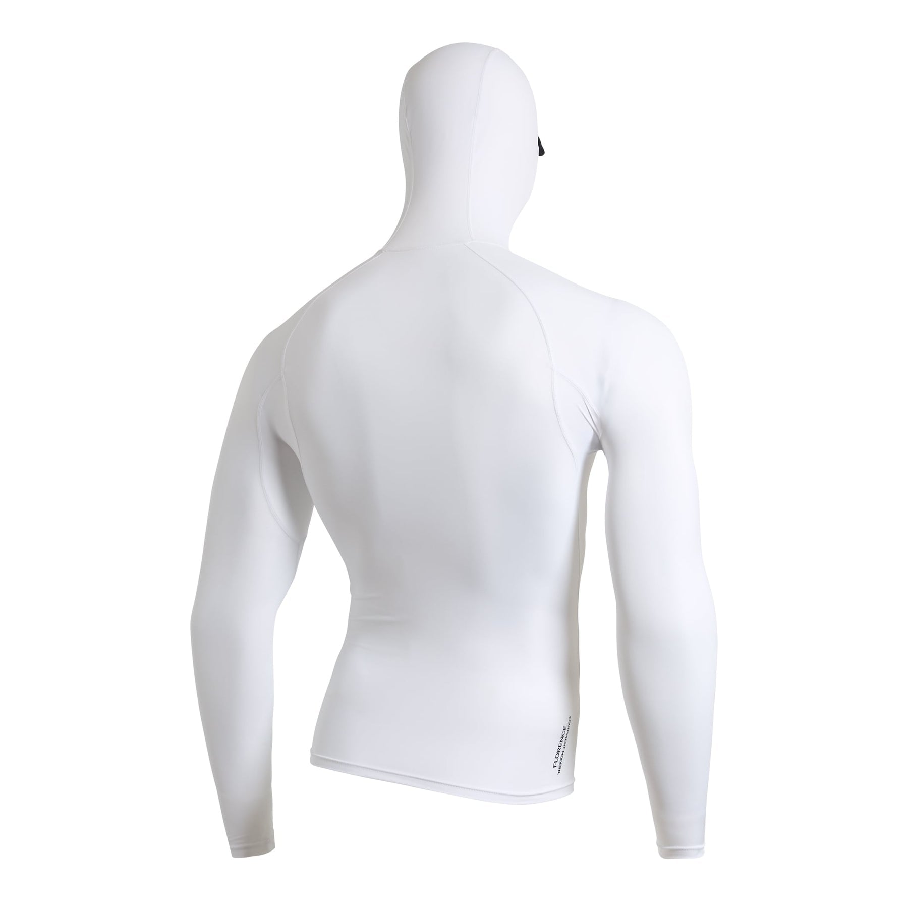 Florence Marine LS Hooded Rashguard WHT-White XXL