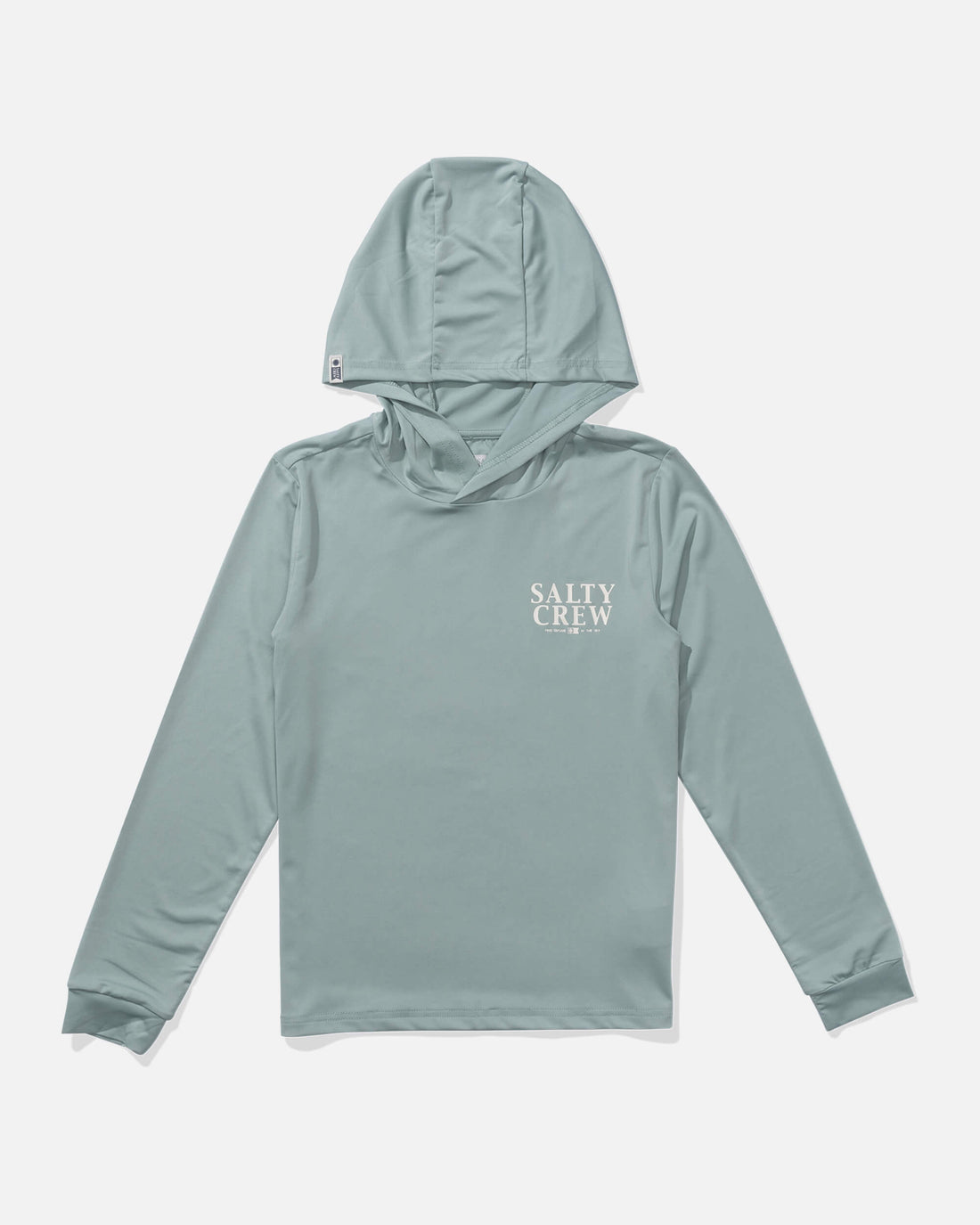 Salty Crew Yellowfin Boys Sunshirt Hoodie Mackerel L