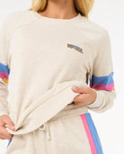 Rip Curl Las Dalias Colorblock Short 8526-OatmealMarle M