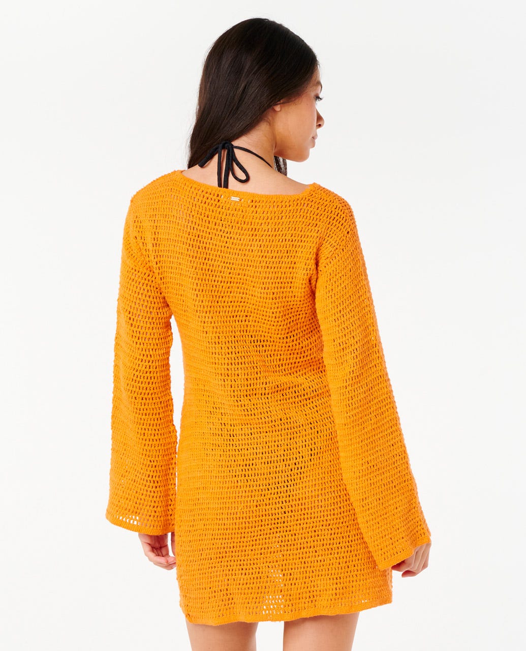 RIP CURL NEON ISLES L/S CROCHET DRESS 3473 XS