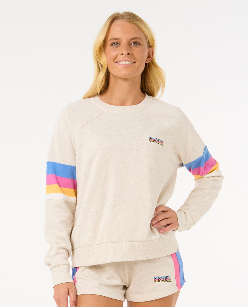 Rip Curl Las Dalias Raglan Crew 0085 L