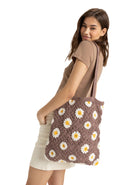 Roxy Wandering Beach Croquet Tote Bag  CZU0 OS