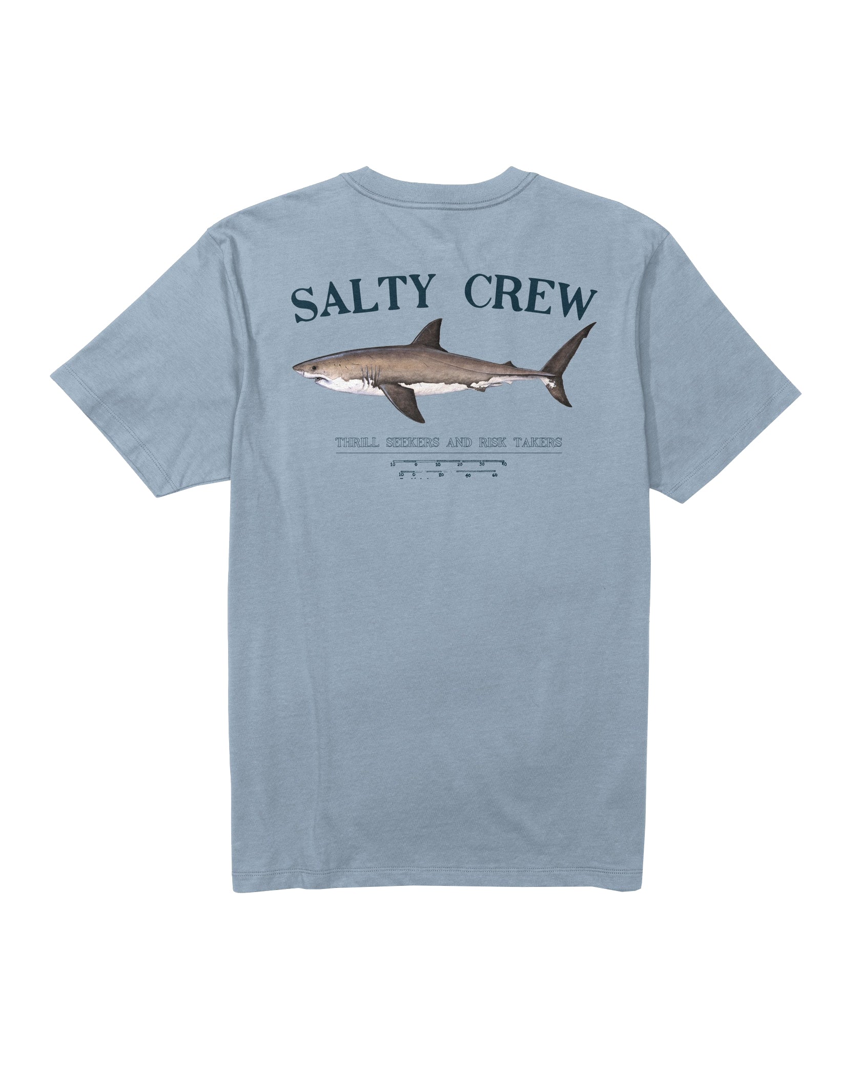 Salty Crew Bruce SS Tee Blue Fog XXXL
