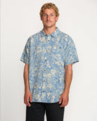 BILLABONG CORDOBA SS SHIRT  CHARCOAL/NAVY M