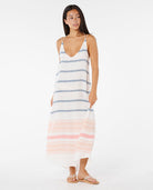 RIP CURL BEACH CLUB MAXI DRESS 0049-NAVY L
