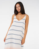 RIP CURL BEACH CLUB MAXI DRESS 0049-NAVY S