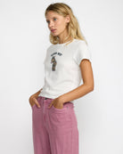 RVCA 411 TEE VWT-VINTAGE WHITE XS