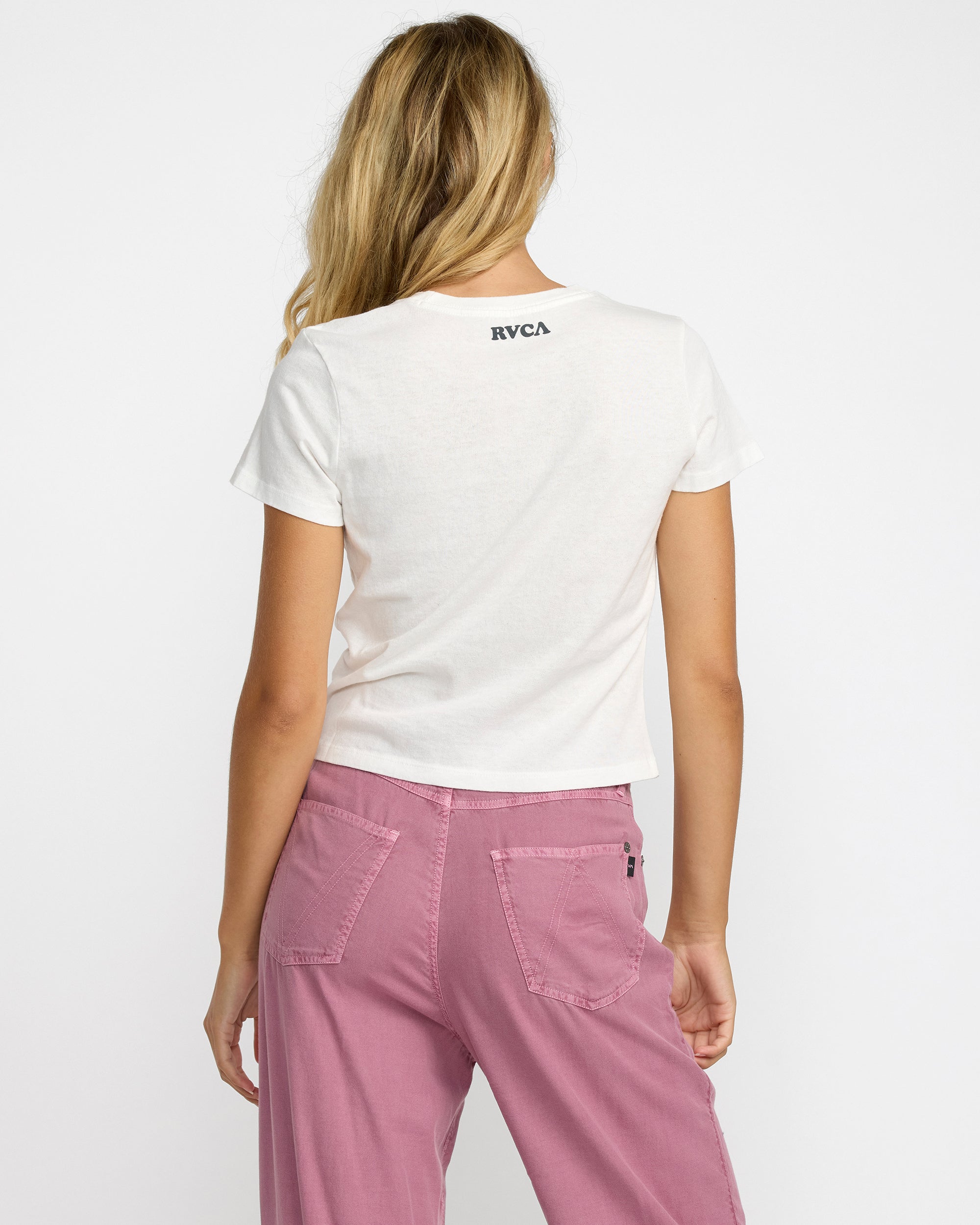RVCA 411 TEE VWT-VINTAGE WHITE S