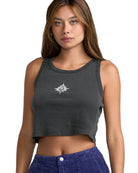 RVCA FLOW TANK WAA-WASHED BLACK XS