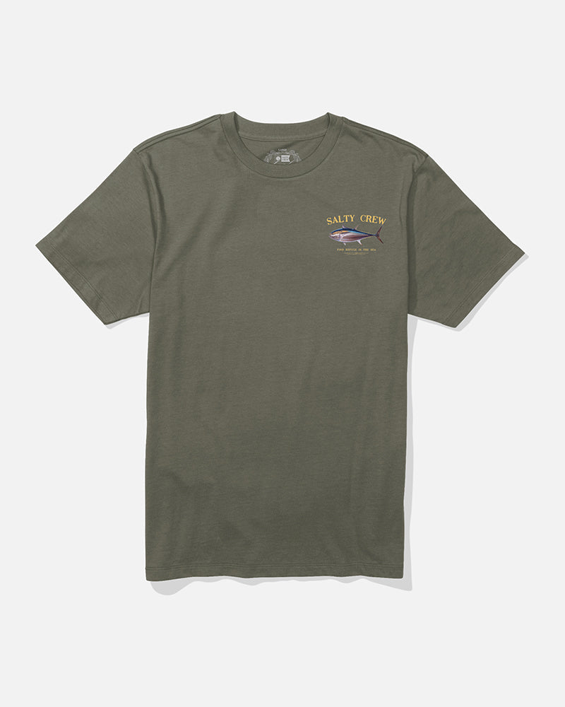 Salty Crew Big Blue Premium SS Tee Dusty Olive S