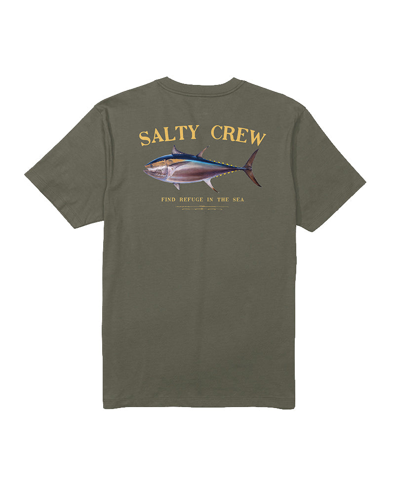 Salty Crew Big Blue Premium SS Tee Dusty Olive M