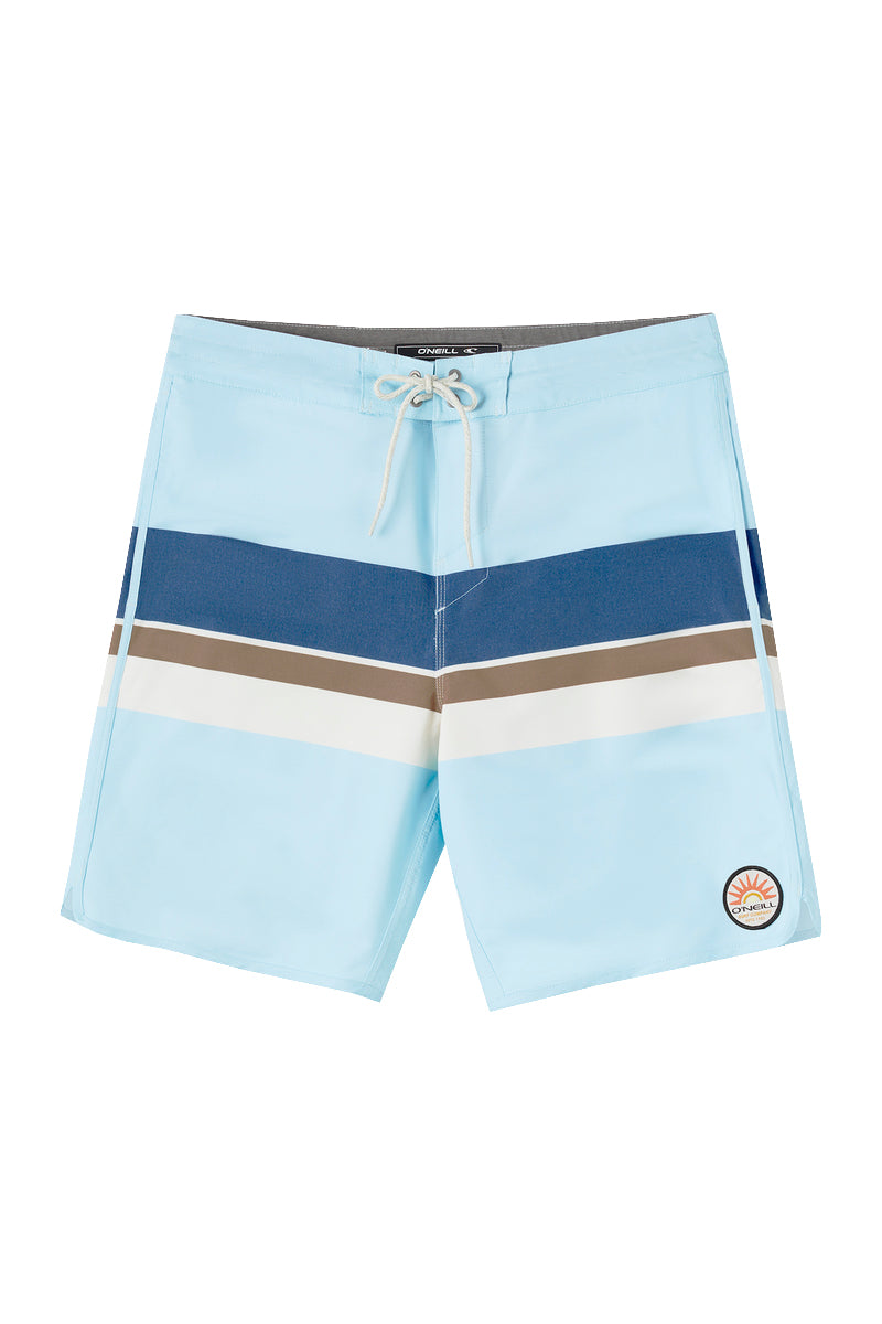 O'Neill Cruzer Stripe Scallop 16in Boardshort SKY 24