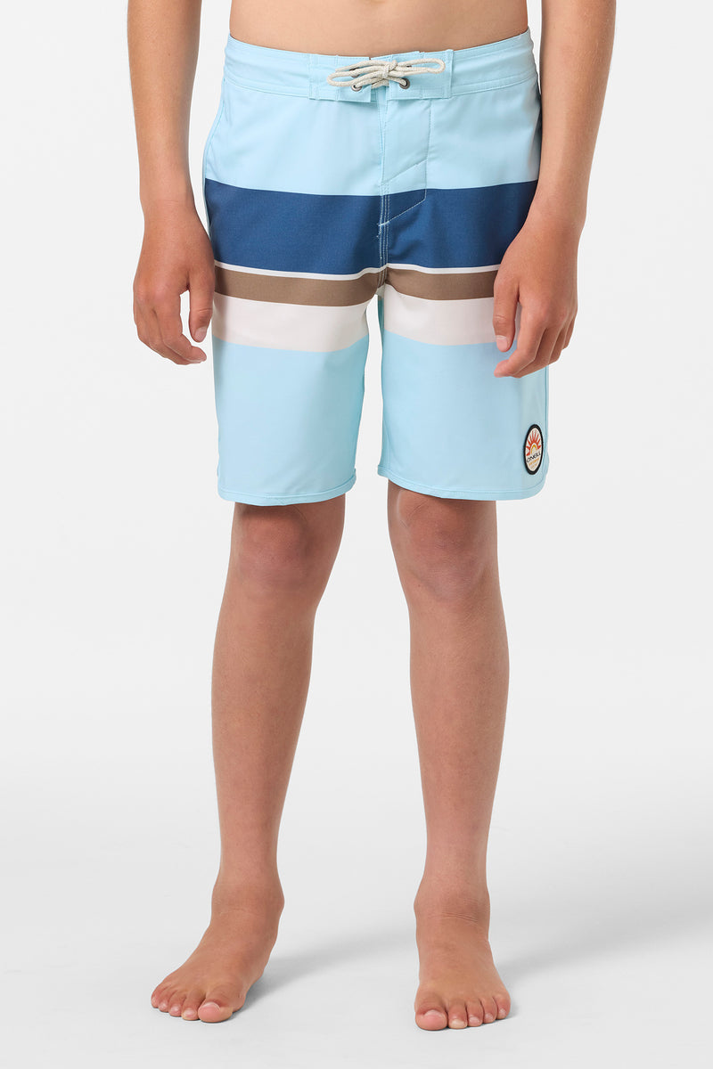 O'Neill Cruzer Stripe Scallop 16in Boardshort SKY 25