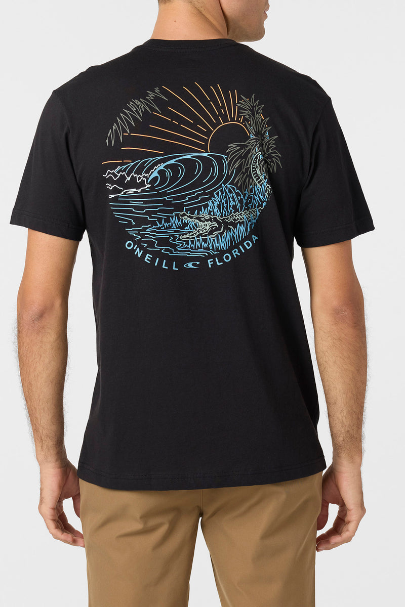 O'Neill Swamplands SS Tee BLK XL
