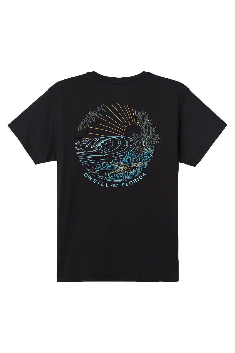 O'Neill Swamplands SS Tee BLK S