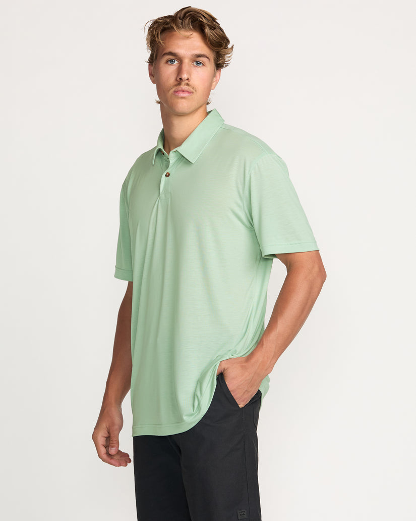 BILLABONG ECLIPSE SS POLO SFM-SEAFOAM S