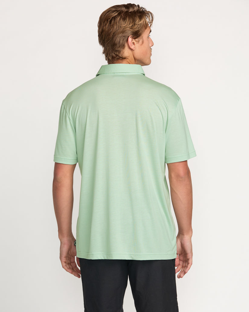 BILLABONG ECLIPSE SS POLO SFM-SEAFOAM L