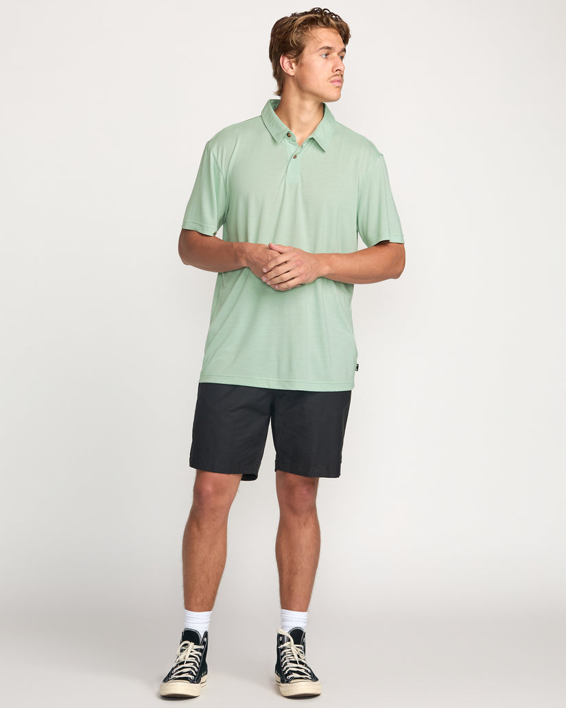 BILLABONG ECLIPSE SS POLO SFM-SEAFOAM XXL