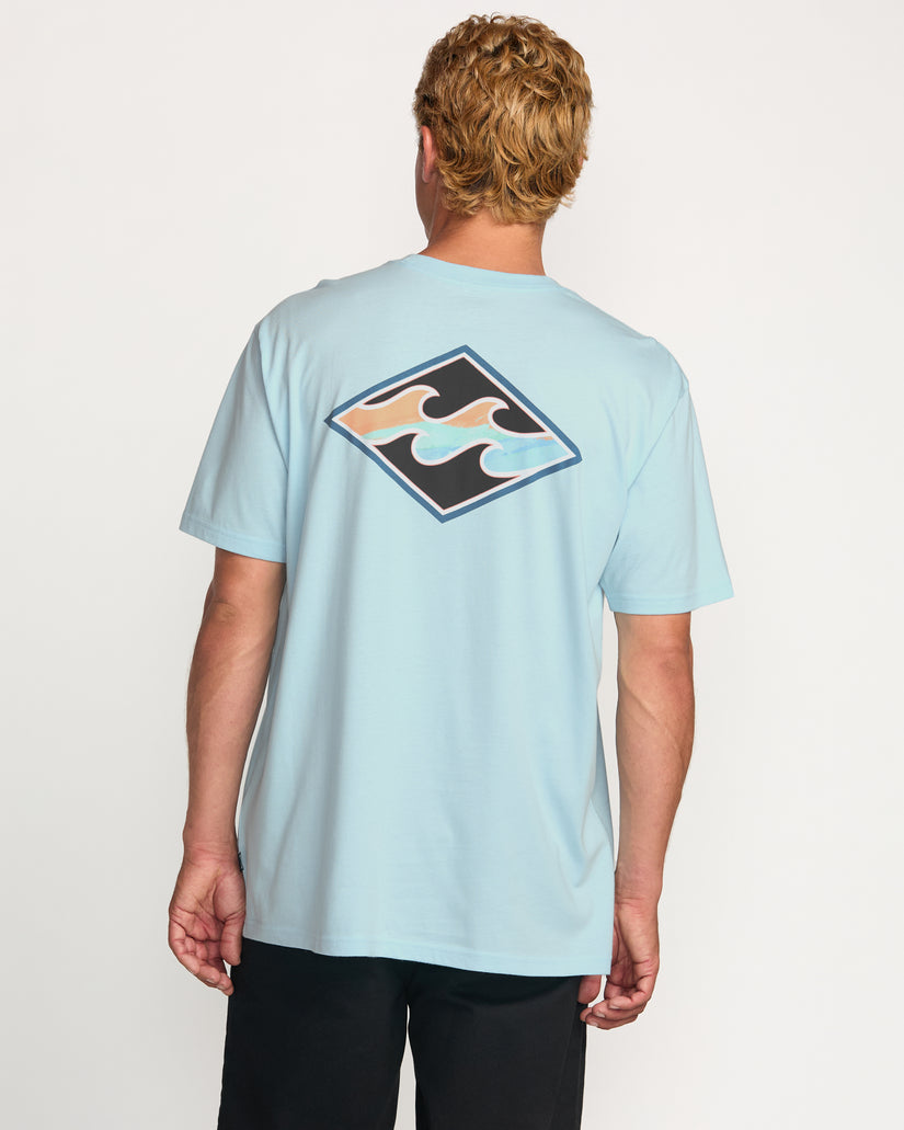 Billabong Crayon Wave Premium Tee CBU-CROWN BLUE M