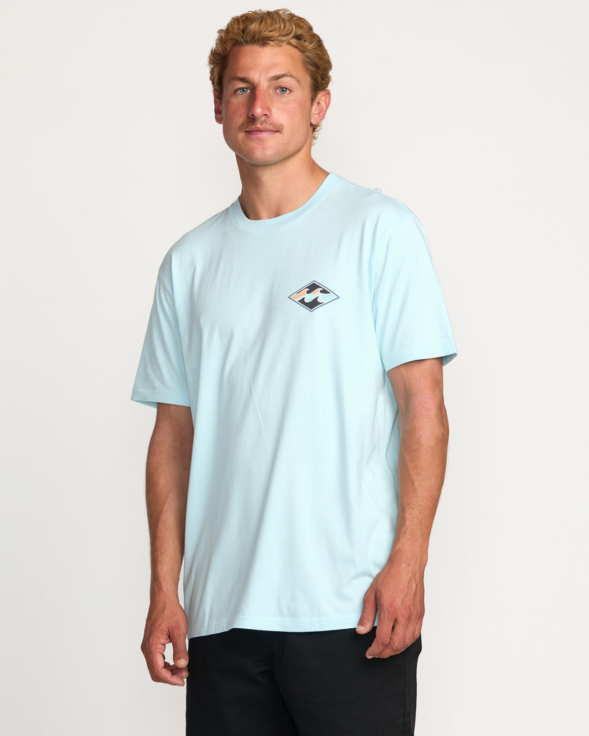 Billabong Crayon Wave Premium Tee CBU-CROWN BLUE M